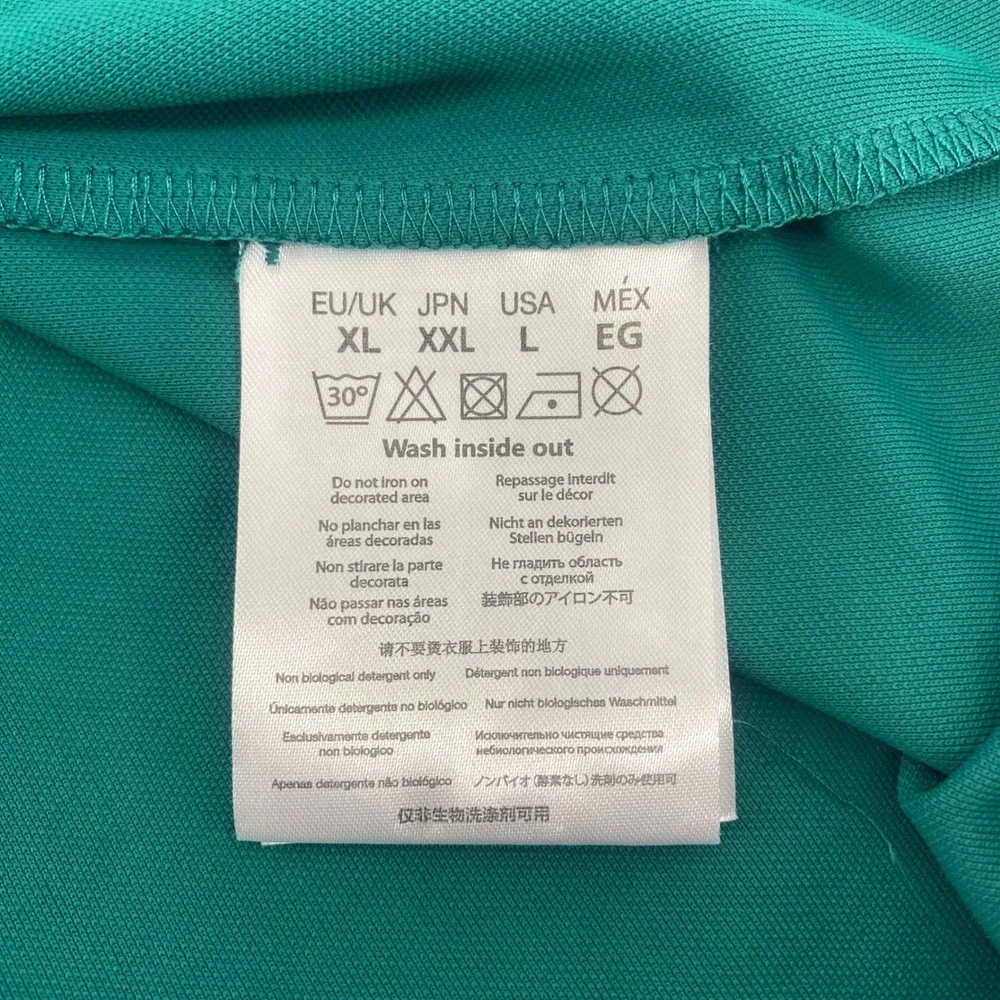 Aston Martin Polo Shirt Mens XL Teal Green Short‎ Sleeve AML23KPO01XL NWT Logo
